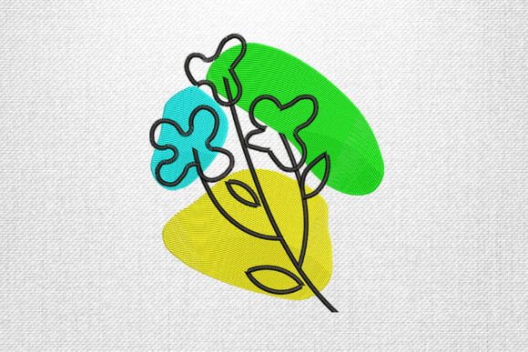 Abstract Floral Line Art Embroidery: A Designer’s Honest Review