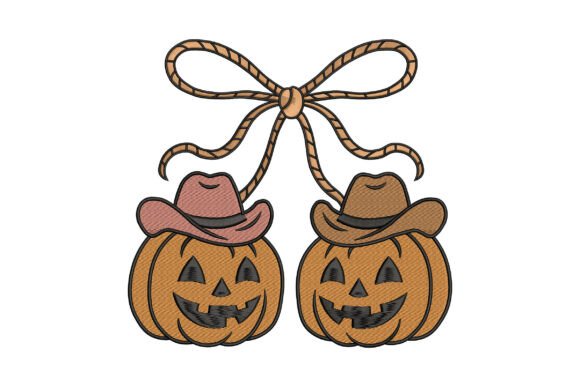 Cowboy Pumpkin Halloween Embroidery: A Designer’s Review for Business Use