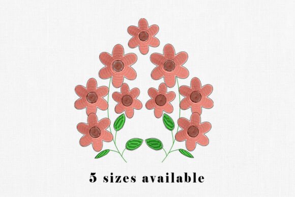 Cute Floral Embroidery Design: A Designer’s Take for Boutique Apparel