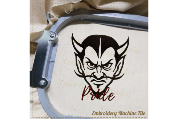 Devil Pride Embroidery Design: A Bold Statement for Custom Gifts