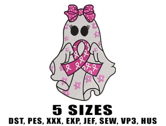 h1Pink Ghost Cancer Embroidery Design Review for Etsy Sellers/h1