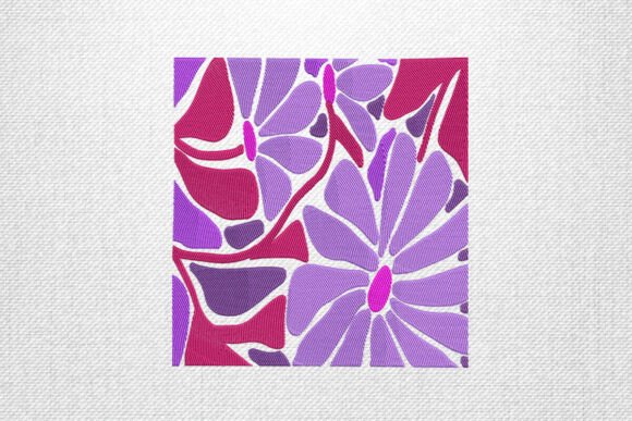 Purple Red Flower Embroidery: A Designer’s Review for Boutique Apparel