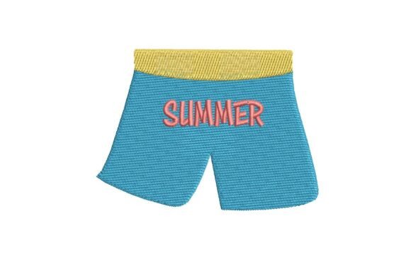Summer Shorts Embroidery Design: A Splash of Sunshine for Handmade Gifts